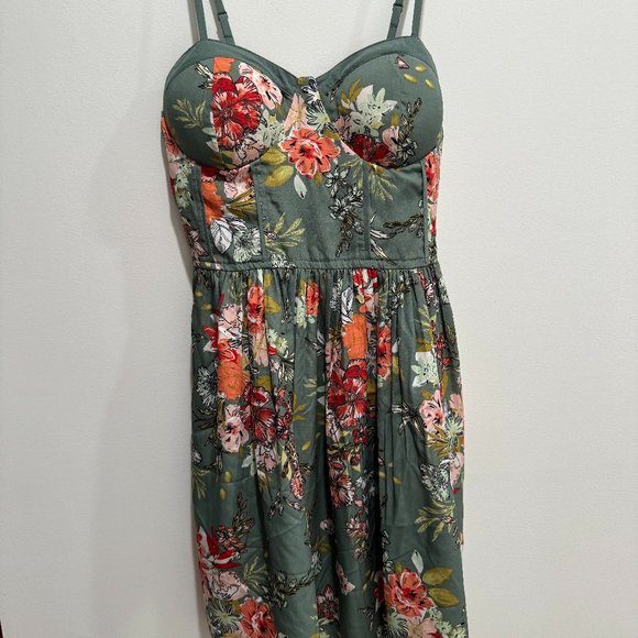 B.O.G Collective Corset Floral Dress - Picture 1 of 5
